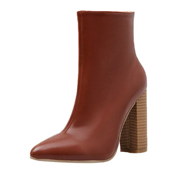 sagace pointed toe boots women shoes women zipper ankle boots female high heel shoes thick heel boot bota feminina 2019, Black
sagace pointed toe boots women shoes women zipper ankle boots female high heel shoes thick heel boot bota feminina 2019, Black