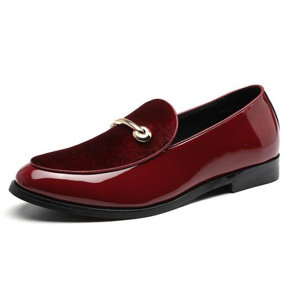 37~48 plus size mens red bottoms formal shoes suede patent leather metallic loafer men pointed toe slip on dress weddings shoes, Black
37~48 plus size mens red bottoms formal shoes suede patent leather metallic loafer men pointed toe slip on dress weddings shoes, Black