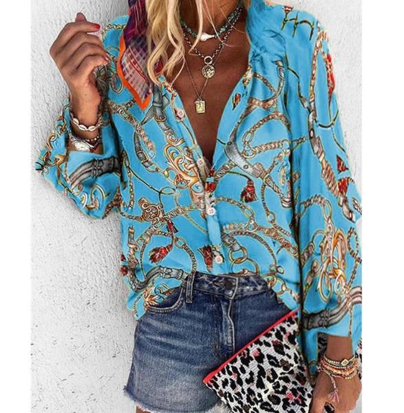 designer chain printed womens shirts fashion plus size long sleeve blouses casual single breasted womens female clothing, White
designer chain printed womens shirts fashion plus size long sleeve blouses casual single breasted womens female clothing, White