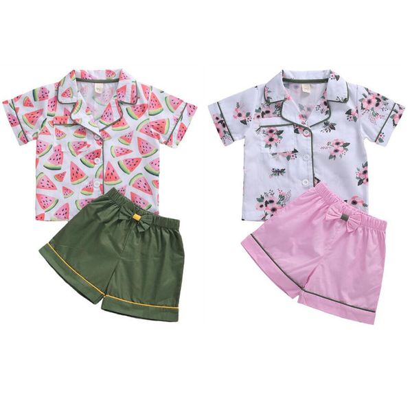 kids boys girls pajama sets floral printed button short sleeve shirt bow short pants toddler baby sleeping pajamas sleepwear, Blue;red
kids boys girls pajama sets floral printed button short sleeve shirt bow short pants toddler baby sleeping pajamas sleepwear, Blue;red