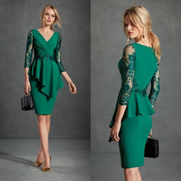 hunter green 2019 lace mother of the bride dresses v neck 3/4 long sleeve evening gowns plus size wedding guest dresses, Black;red
hunter green 2019 lace mother of the bride dresses v neck 3/4 long sleeve evening gowns plus size wedding guest dresses, Black;red