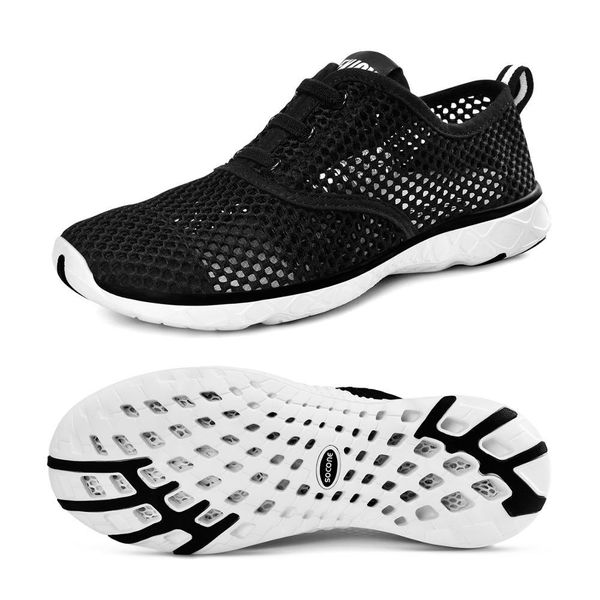 2020 women men breathable beach water quick-drying sport aqua man walking shoes t200523, Black