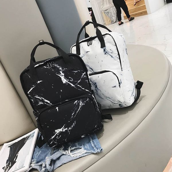 backpack for women 2019 new simple ins canvas anti-theft double shoulder bag marble texture printed fashion casual backpacks
backpack for women 2019 new simple ins canvas anti-theft double shoulder bag marble texture printed fashion casual backpacks