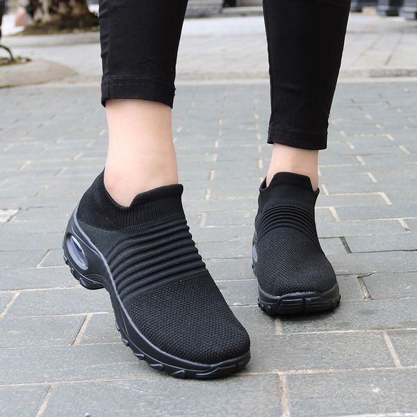 spring women sneakers shoes autumn flat slip on platform tenis for women breathable mesh sock sneakers shoes zapatos de mujer cj191226, Black
spring women sneakers shoes autumn flat slip on platform tenis for women breathable mesh sock sneakers shoes zapatos de mujer cj191226, Black