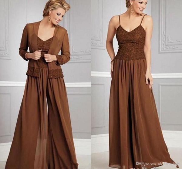 vintage chiffon pants suits for mother of the bride v neckline spaghetti party evening for wedding mothers guest dress with jacket, Black;red
vintage chiffon pants suits for mother of the bride v neckline spaghetti party evening for wedding mothers guest dress with jacket, Black;red