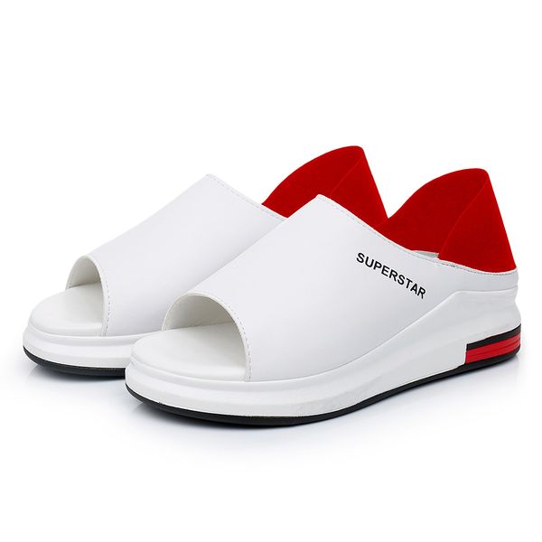 sandalias con plataforma casuales de verano para mujer, chanclas planas de piel sintética para la playa, zapatos deportivos de dos colores, Black
sandalias con plataforma casuales de verano para mujer, chanclas planas de piel sintética para la playa, zapatos deportivos de dos colores, Black