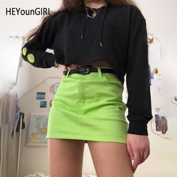 heyoungirl зеленый неон карандаш юбки женщин свободного покроя хлопок высокой талией юбка bodycon сексуальная мини-юбка корейский уличный ст, Black
heyoungirl зеленый неон карандаш юбки женщин свободного покроя хлопок высокой талией юбка bodycon сексуальная мини-юбка корейский уличный ст, Black