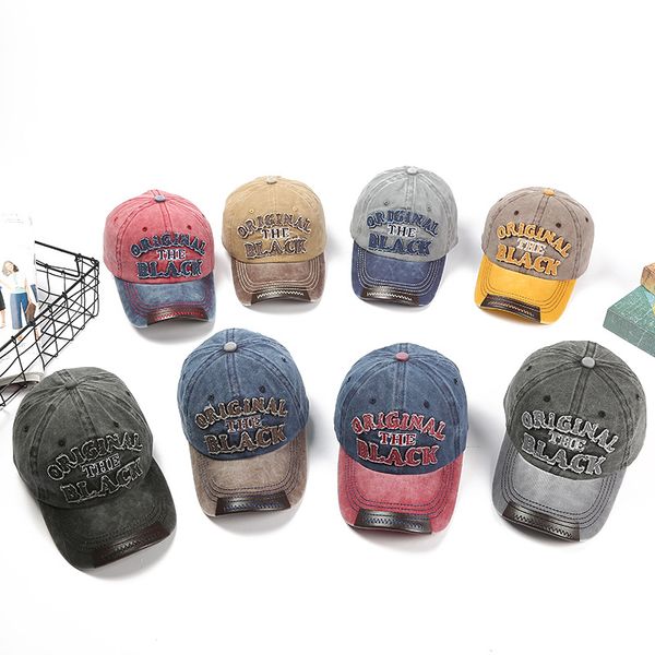 new water-washed baseball caps with simple letters embroidered duck tongue caps for outdoor sports sunshade, Blue;gray
new water-washed baseball caps with simple letters embroidered duck tongue caps for outdoor sports sunshade, Blue;gray