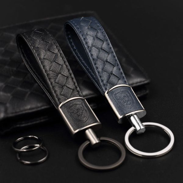 Luxury Zinc Alloy Keychains Fashion Design Unisex Weaving Leather Keyrings Solid Color Cowhide Keychain Men Women Key Rings Birthday Gift
Luxury Zinc Alloy Keychains Fashion Design Unisex Weaving Leather Keyrings Solid Color Cowhide Keychain Men Women Key Rings Birthday Gift