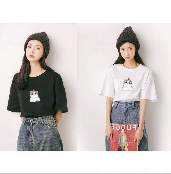 acqvy women's short-sleeved printing round collar loose couple female girlfriends 2020 women's short-sleeved printing round collar, White
acqvy women's short-sleeved printing round collar loose couple female girlfriends 2020 women's short-sleeved printing round collar, White