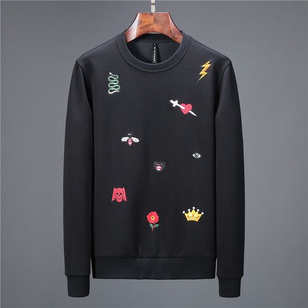 slim fit design pullover men brand clothing 2018 autumn winter wool long sleeve sweater men casual printed pull jumper, White;black
slim fit design pullover men brand clothing 2018 autumn winter wool long sleeve sweater men casual printed pull jumper, White;black