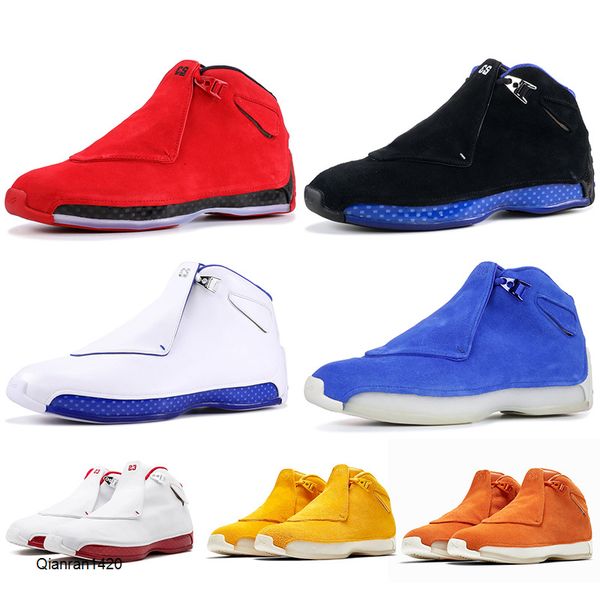 luxury suede jumpman 18s basketball shoes for men toro bred defining moments og asg black royal black white blue mens trainers sneakers
luxury suede jumpman 18s basketball shoes for men toro bred defining moments og asg black royal black white blue mens trainers sneakers