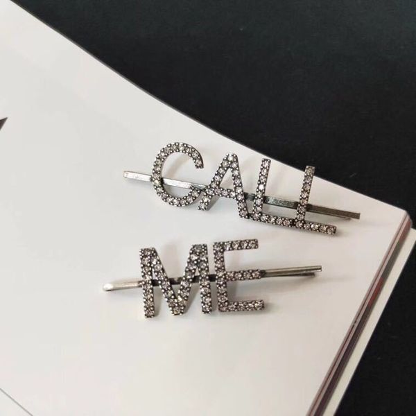 crystal letter call me hair barrette famous brand jewelry cz hair clip snap hair barrette hairpin for girls, Golden;white
crystal letter call me hair barrette famous brand jewelry cz hair clip snap hair barrette hairpin for girls, Golden;white
