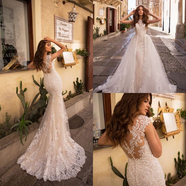 свадебные платья lussano bridal 2019 кружевные аппликации современные свадебные платья с отстегивающимся шлейфом свадебное платье mermaid ca, White
свадебные платья lussano bridal 2019 кружевные аппликации современные свадебные платья с отстегивающимся шлейфом свадебное платье mermaid ca, White