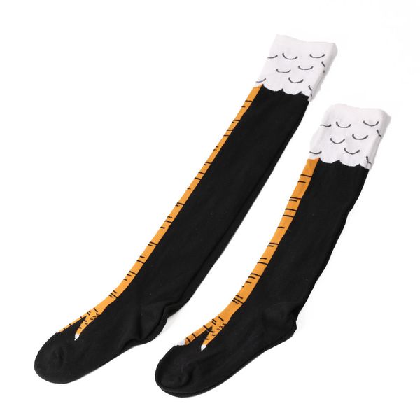 1 pairs keep warm cotton knee socks girls chicken feet funny printed socks tube-shaped comfortable warm home floor socks, Black;white
1 pairs keep warm cotton knee socks girls chicken feet funny printed socks tube-shaped comfortable warm home floor socks, Black;white