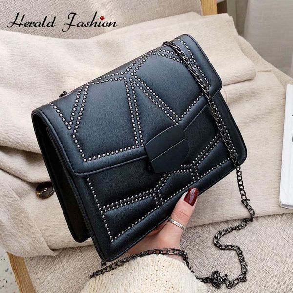 vintage small rivet flap chain shoulder messenger messenger bags women handbags fashion ladies clutch casual totes female purse
vintage small rivet flap chain shoulder messenger messenger bags women handbags fashion ladies clutch casual totes female purse