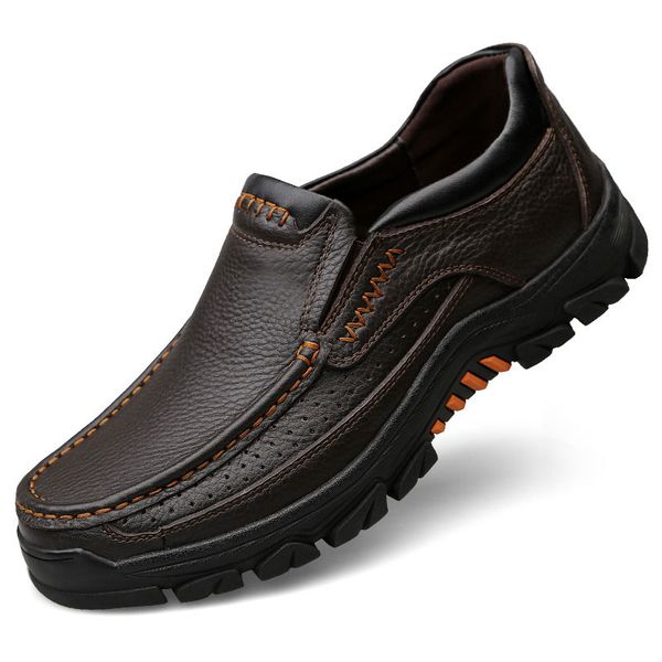 2019 trend man leather shoes genuine leather autumn male loafers slip on men's walking footwear big size 38-48, Black
2019 trend man leather shoes genuine leather autumn male loafers slip on men's walking footwear big size 38-48, Black