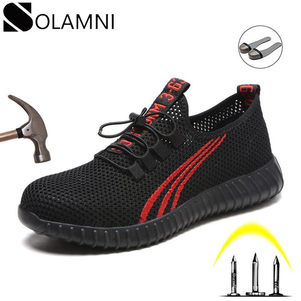 steel toe indestructible mens work shoes women summer light safety shoes male casual breathable mesh sneakers construction, Black
steel toe indestructible mens work shoes women summer light safety shoes male casual breathable mesh sneakers construction, Black