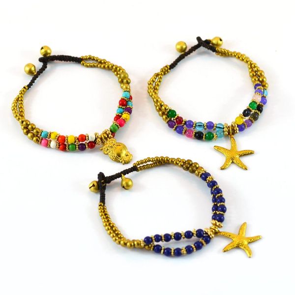 sheaven origional brand accessories nation exotic girl's bracelets turquoise crystal lapis lazuli holiday bracelets, Silver
sheaven origional brand accessories nation exotic girl's bracelets turquoise crystal lapis lazuli holiday bracelets, Silver