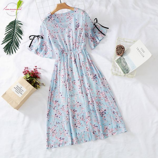 7 colors 2020 new womens chiffon dress print v neck dress spring and ruffled short sleeved chiffon bow dress size s 3xl, Black;gray
7 colors 2020 new womens chiffon dress print v neck dress spring and ruffled short sleeved chiffon bow dress size s 3xl, Black;gray