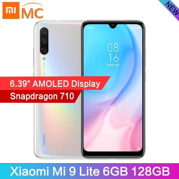 

предпродажная) global version xiaomi mi 9 lite 6,39" amoled 6gb 128gb мобильный телефон snapdragon 710 окта основной экран в fingerprint 48