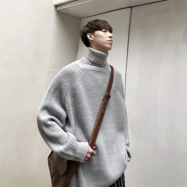 2018winter high collar loose sweater korean version ins harajuku wind sweater pullover man gray / rice / white blue reds-2xl, White;black
2018winter high collar loose sweater korean version ins harajuku wind sweater pullover man gray / rice / white blue reds-2xl, White;black