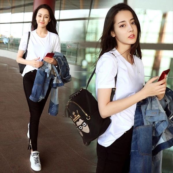 star dilireba pure white t-shirt short-sleeved ice mercerized cotton loose large size women's dress t-shirt mercerized cotton
star dilireba pure white t-shirt short-sleeved ice mercerized cotton loose large size women's dress t-shirt mercerized cotton