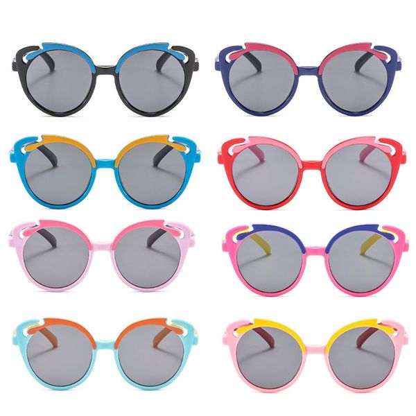 children sunglasses boys girls kids tac sun glasses ultra-soft silicone uv400 24bc, White;black
children sunglasses boys girls kids tac sun glasses ultra-soft silicone uv400 24bc, White;black