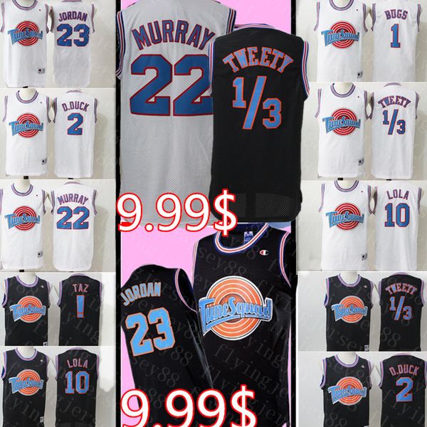 2020 space jam lebron 23 james jersey movie 23 michael 1 bugs bunny taz 13 tweety 22 bill murray 10 lola 2 d.duck basketball jerseys, Black;red
2020 space jam lebron 23 james jersey movie 23 michael 1 bugs bunny taz 13 tweety 22 bill murray 10 lola 2 d.duck basketball jerseys, Black;red