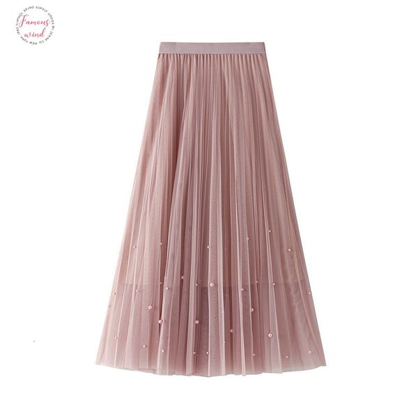 pleated pink midi skirts chiffon women summer 2020 summer beading velvet elegant gentle lady sweet casual long skirt tulle skirt, Black
pleated pink midi skirts chiffon women summer 2020 summer beading velvet elegant gentle lady sweet casual long skirt tulle skirt, Black
