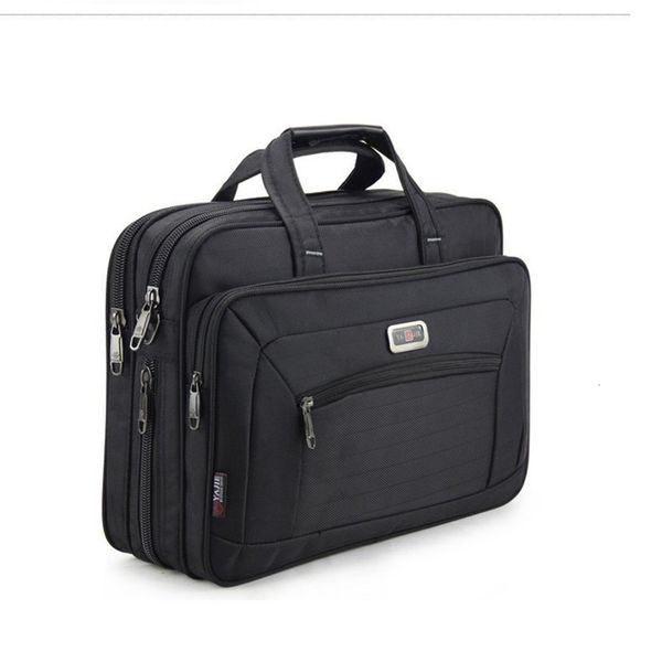 quality men's briefcases brand men business handbags waterproof durable oxford 15.6" lapbags boys shoulder files books bag cj19120
quality men's briefcases brand men business handbags waterproof durable oxford 15.6" lapbags boys shoulder files books bag cj19120
