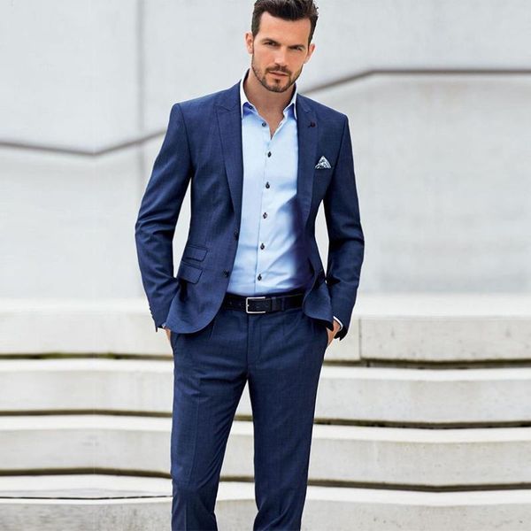 formal men's suits navy blue slim fit 2 pieces prom tuxedos classic stripe business suit jacket blazer pants for wedding grooms, White;black
formal men's suits navy blue slim fit 2 pieces prom tuxedos classic stripe business suit jacket blazer pants for wedding grooms, White;black