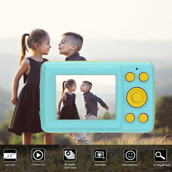 portable 2.4hd screen children digital camera 16mp anti-shake face detection camcorder blank point and shoot camera
portable 2.4hd screen children digital camera 16mp anti-shake face detection camcorder blank point and shoot camera