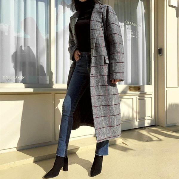 temperament thin coat women fall/winter new knee wool coat large print padded lapel regular sleeve pocket women's wool, Black
temperament thin coat women fall/winter new knee wool coat large print padded lapel regular sleeve pocket women's wool, Black