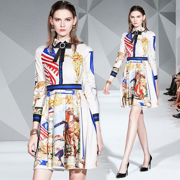 2020 white printed luxury runway dress women long sleeve lapel neck slim party prom ladies designer dress elegant office button shirt dress, Black;gray
2020 white printed luxury runway dress women long sleeve lapel neck slim party prom ladies designer dress elegant office button shirt dress, Black;gray