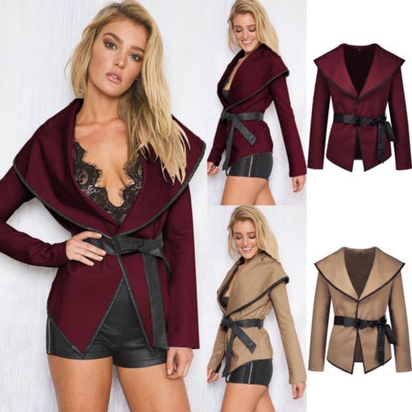 2018 new winter jacket coat women long sleeve lace up casual cardigan winter autumn lady casual outwear coat jacket s-2xl, Black;brown
2018 new winter jacket coat women long sleeve lace up casual cardigan winter autumn lady casual outwear coat jacket s-2xl, Black;brown