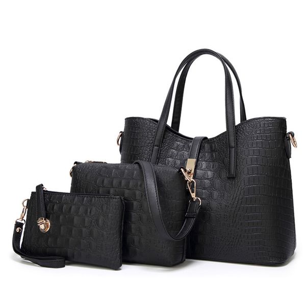 crocodile pattern three-piece one set shoulder messenger wallet handbag elegant anti-theft composite handbags sac main femme
crocodile pattern three-piece one set shoulder messenger wallet handbag elegant anti-theft composite handbags sac main femme