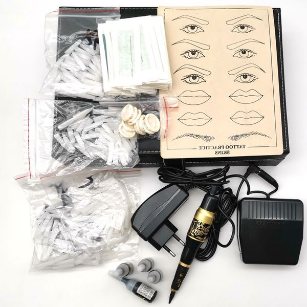 new 1set permanent makeup eyebrow kit pen/machine + eyebrow needle + eyebrow tip ink for permanent lips kit supply
new 1set permanent makeup eyebrow kit pen/machine + eyebrow needle + eyebrow tip ink for permanent lips kit supply