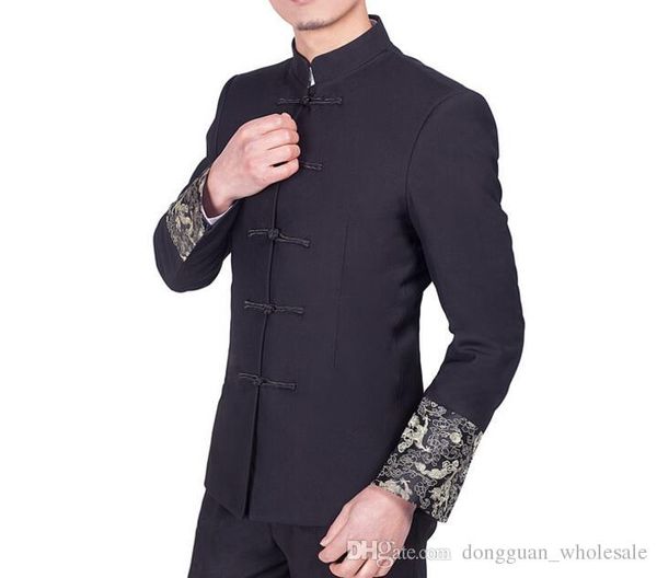 vintage tang suit mens tunic wedding jacket chinese traditional clothes dragon pattern oriental button suit jackets, Black;brown
vintage tang suit mens tunic wedding jacket chinese traditional clothes dragon pattern oriental button suit jackets, Black;brown