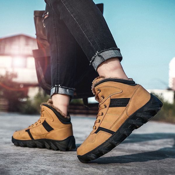 2019 men's fashion super warm winter shoes outdoor men boots casual brand snow boots keep warm ankle boots size 39-46, Black
2019 men's fashion super warm winter shoes outdoor men boots casual brand snow boots keep warm ankle boots size 39-46, Black