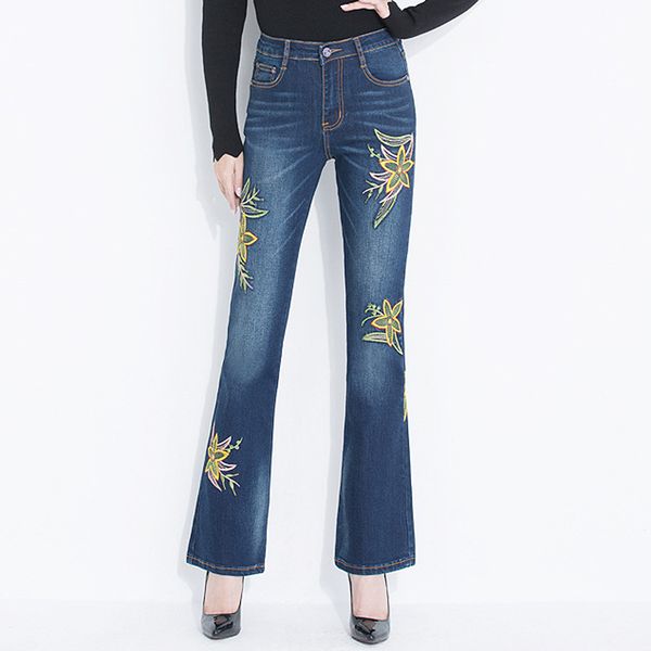 pants femme 2019 elastic skinny full length jeans women embroidery mom trousers plus size, Blue
pants femme 2019 elastic skinny full length jeans women embroidery mom trousers plus size, Blue