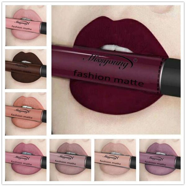 women lip beauty matte lipstick waterproof brand makeup liquid lipstickgloss beauty labial batom matte maquiagem new 2019
women lip beauty matte lipstick waterproof brand makeup liquid lipstickgloss beauty labial batom matte maquiagem new 2019