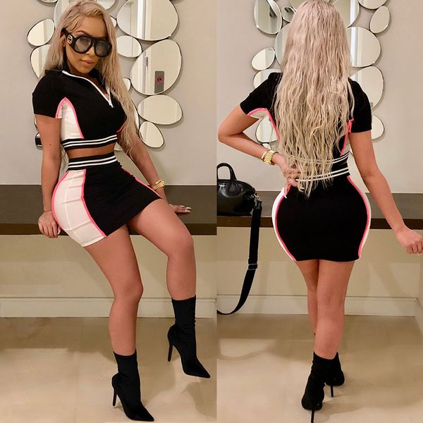 women two piece set short sleeve turn -down collar crop and skirt set summer outfits casual tracksuit suit female new, Gray
women two piece set short sleeve turn -down collar crop and skirt set summer outfits casual tracksuit suit female new, Gray