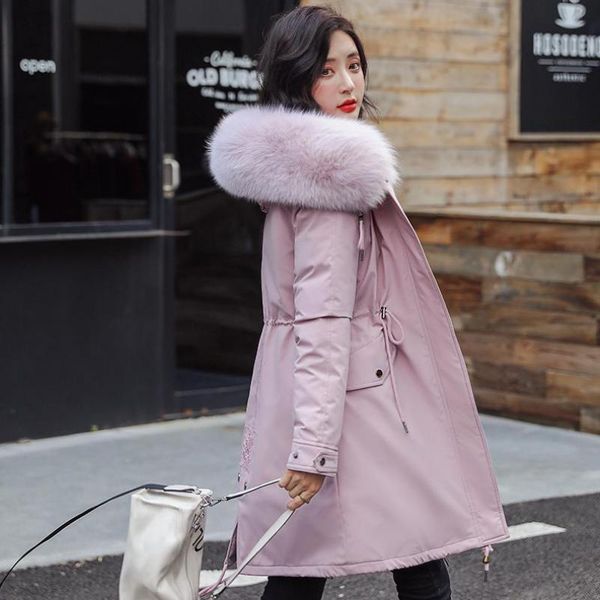 women long coat autumn winter warm velvet thicken faux fur coats parka female solid big pocket jacket outwear coats and jackets, Black
women long coat autumn winter warm velvet thicken faux fur coats parka female solid big pocket jacket outwear coats and jackets, Black