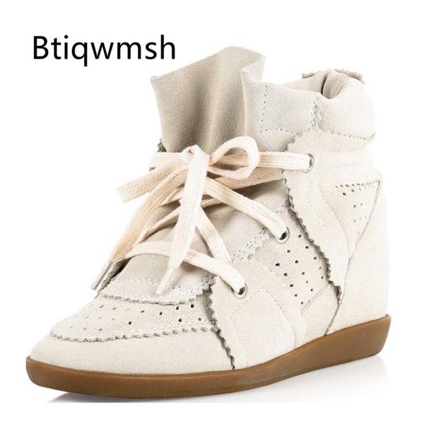 2019 breathable sneakers women round toe beige black cow suede leather wedges shoes woman fashion casual shoes
2019 breathable sneakers women round toe beige black cow suede leather wedges shoes woman fashion casual shoes