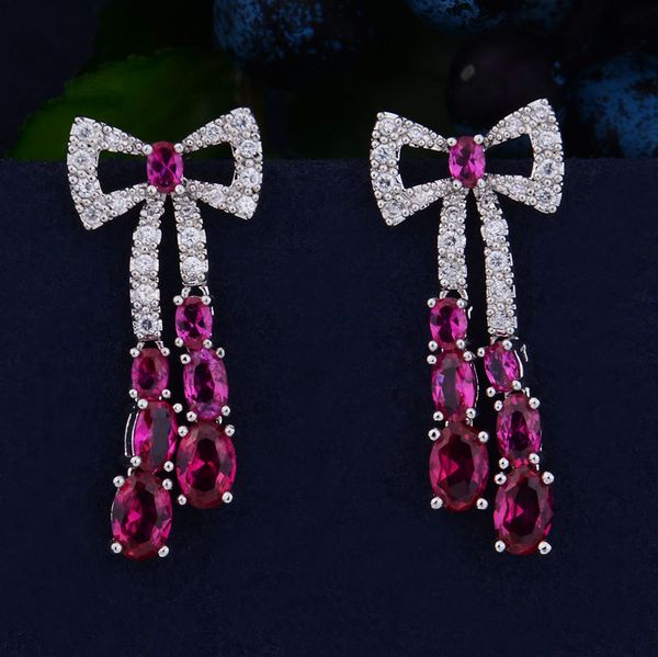 godki 31mm elegant bowknots tassel drop cubic zirconia naija wedding party earring fashion jewelry for women, Silver
godki 31mm elegant bowknots tassel drop cubic zirconia naija wedding party earring fashion jewelry for women, Silver