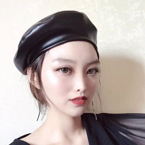 2020 new fashion felt pu leather beret hat women cap female ladies beanie beret girls for spring and autumn, Blue;gray
2020 new fashion felt pu leather beret hat women cap female ladies beanie beret girls for spring and autumn, Blue;gray
