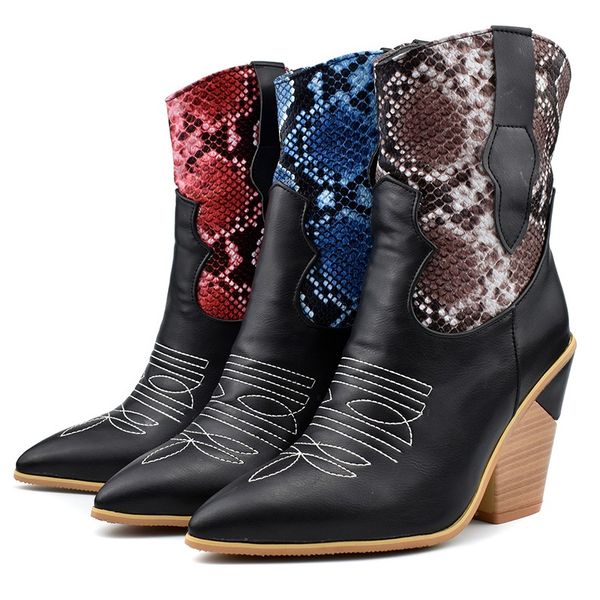 wholesale trend large size 34-48 shoes woman boots embroidery high heel 10 cm women boots autumn winter pointed toe women slip-on shoes boot, Black
wholesale trend large size 34-48 shoes woman boots embroidery high heel 10 cm women boots autumn winter pointed toe women slip-on shoes boot, Black