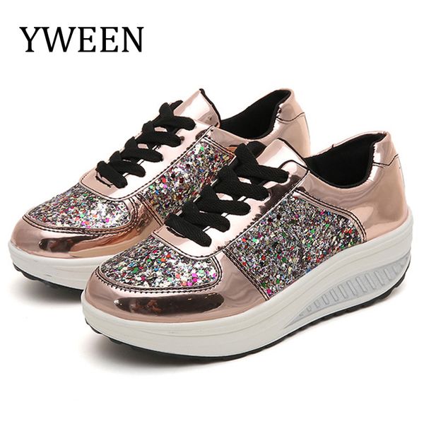 big size fashion women shoes height increasing summer sequined shine shoes woman lace-up soft casual flats women sneakers, Black
big size fashion women shoes height increasing summer sequined shine shoes woman lace-up soft casual flats women sneakers, Black