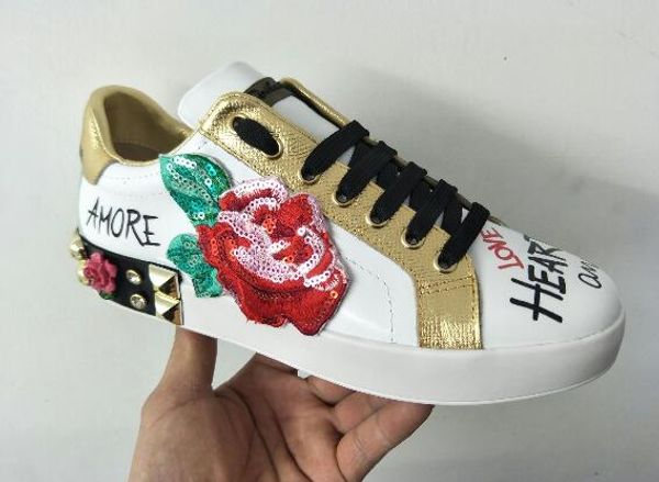 white women's leather shoes men's and women's casual shoes black gold red fashion comfortable flat shoes size 35-46 0259
white women's leather shoes men's and women's casual shoes black gold red fashion comfortable flat shoes size 35-46 0259